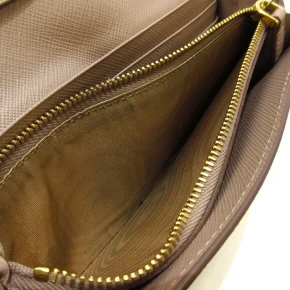 Auth Prada - Pink Beige Saffiano #149324P18B - Picture 4 of 10